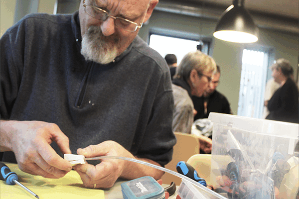 Plushusenes egen repair cafe